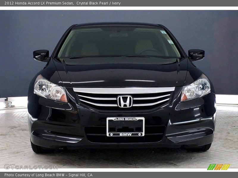 Crystal Black Pearl / Ivory 2012 Honda Accord LX Premium Sedan