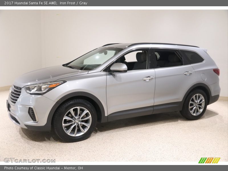 Iron Frost / Gray 2017 Hyundai Santa Fe SE AWD