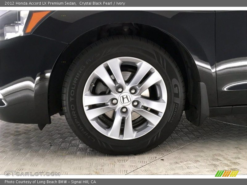 Crystal Black Pearl / Ivory 2012 Honda Accord LX Premium Sedan