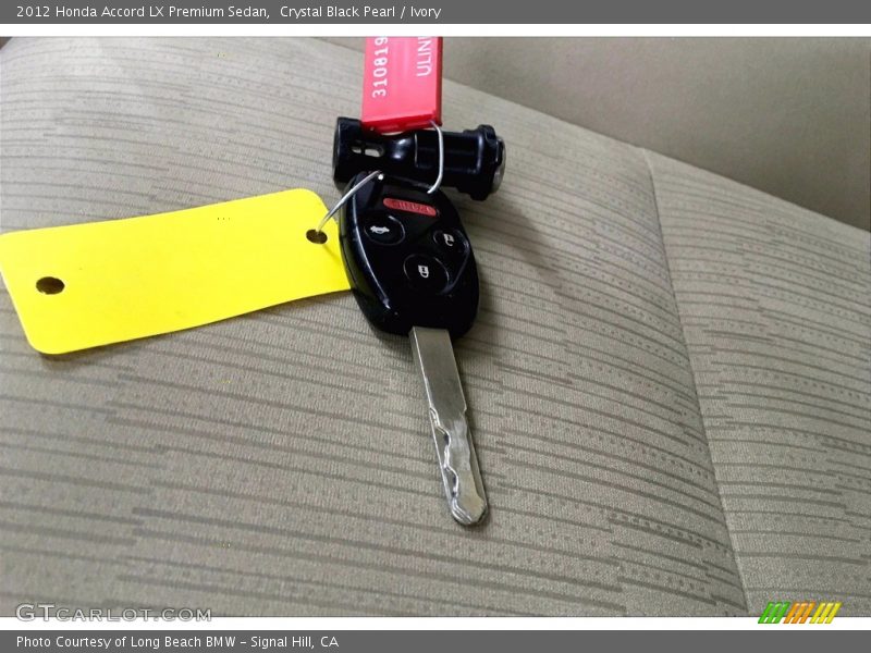 Crystal Black Pearl / Ivory 2012 Honda Accord LX Premium Sedan