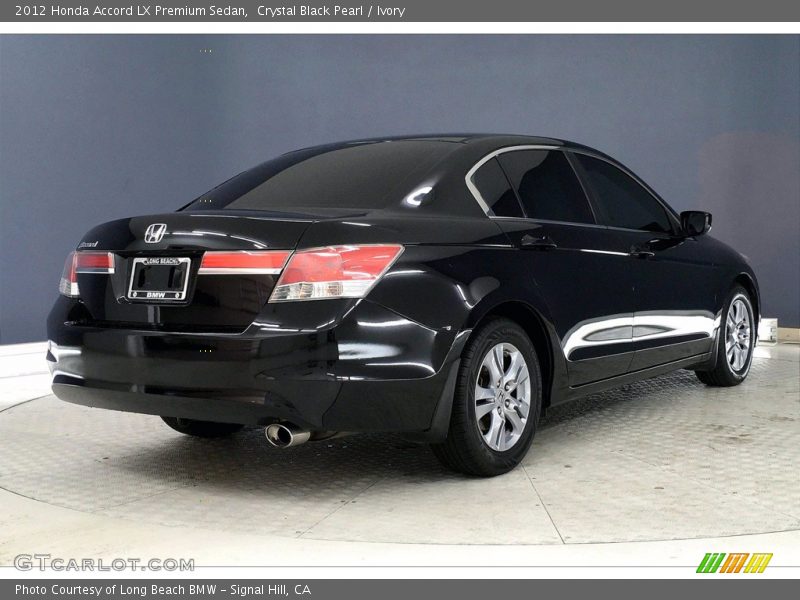 Crystal Black Pearl / Ivory 2012 Honda Accord LX Premium Sedan
