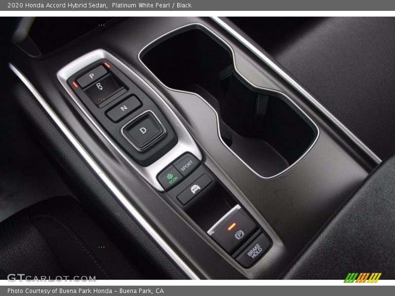 Platinum White Pearl / Black 2020 Honda Accord Hybrid Sedan