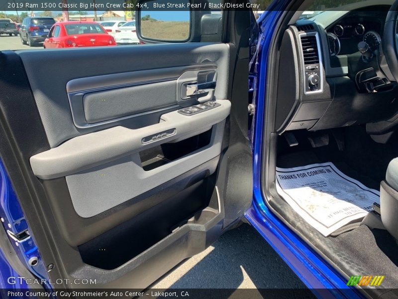 Blue Streak Pearl / Black/Diesel Gray 2019 Ram 1500 Classic Big Horn Crew Cab 4x4