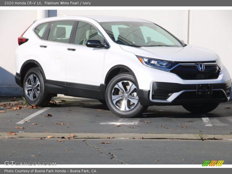 Platinum White Pearl / Ivory 2020 Honda CR-V LX