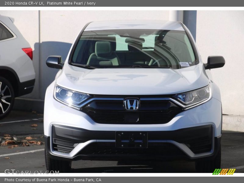 Platinum White Pearl / Ivory 2020 Honda CR-V LX