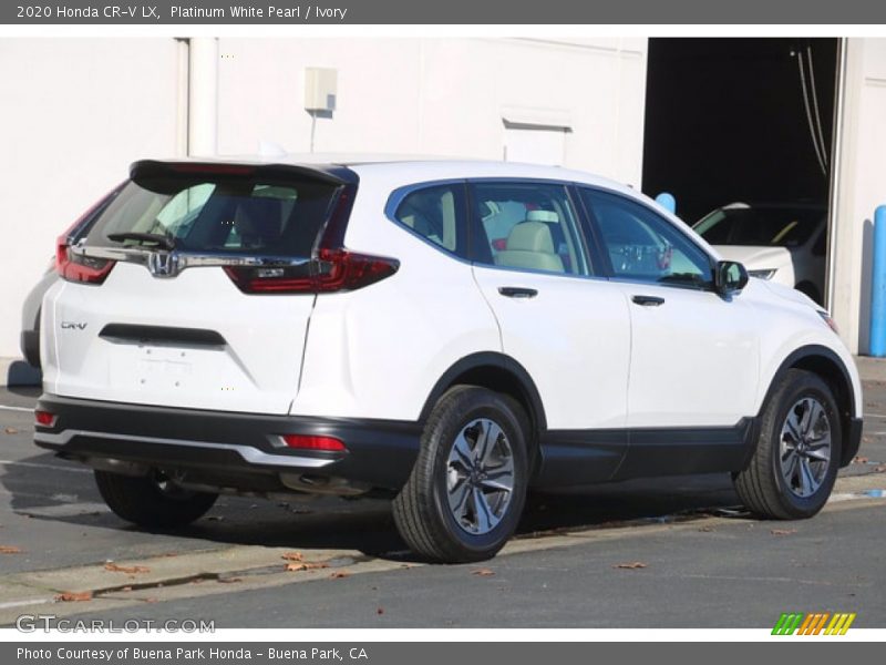 Platinum White Pearl / Ivory 2020 Honda CR-V LX