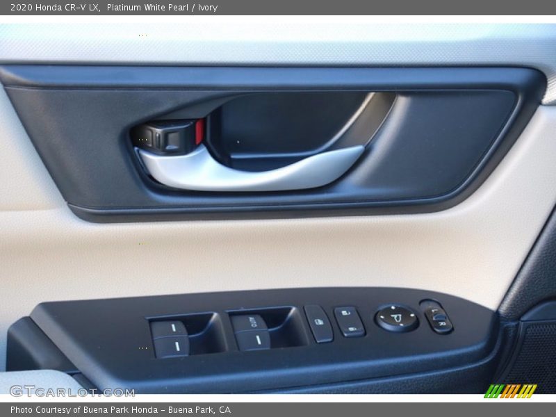 Platinum White Pearl / Ivory 2020 Honda CR-V LX