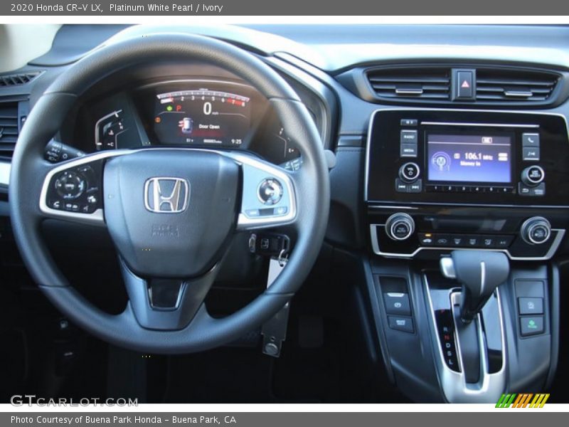 Platinum White Pearl / Ivory 2020 Honda CR-V LX