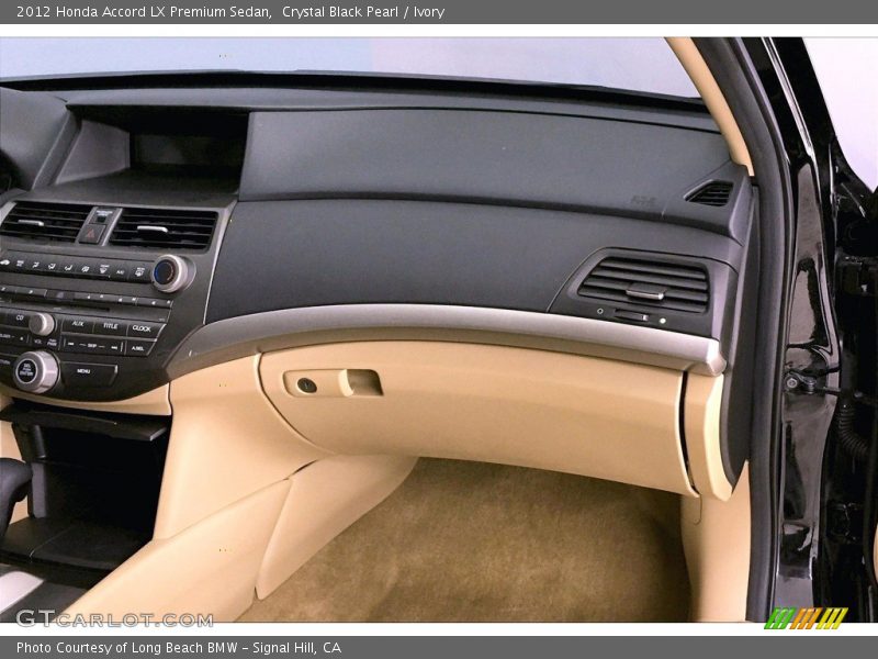 Crystal Black Pearl / Ivory 2012 Honda Accord LX Premium Sedan