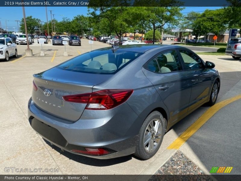 Galactic Gray / Gray 2019 Hyundai Elantra SEL