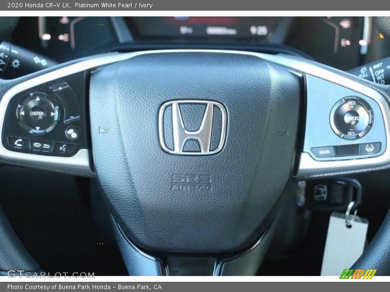 Platinum White Pearl / Ivory 2020 Honda CR-V LX