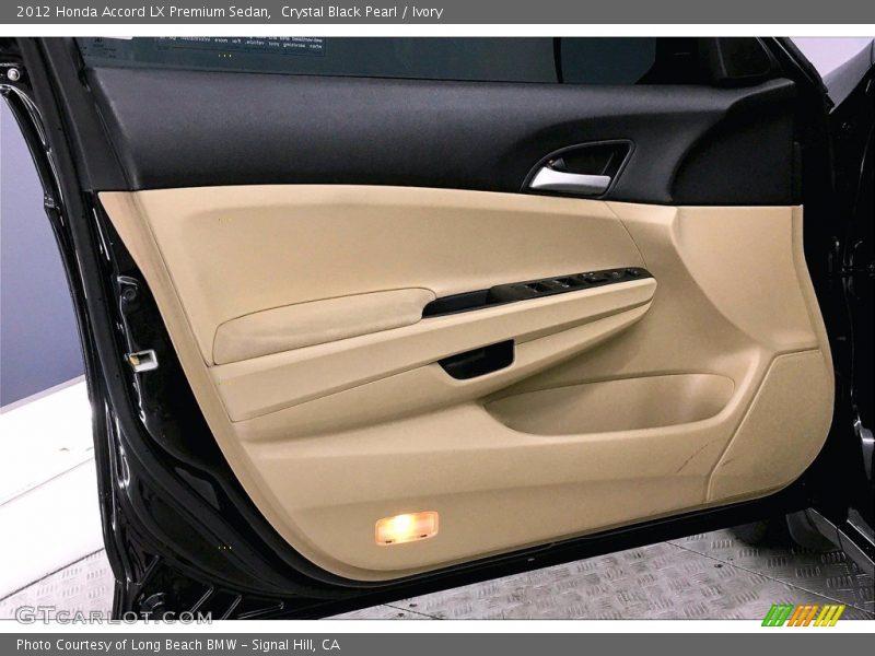 Crystal Black Pearl / Ivory 2012 Honda Accord LX Premium Sedan