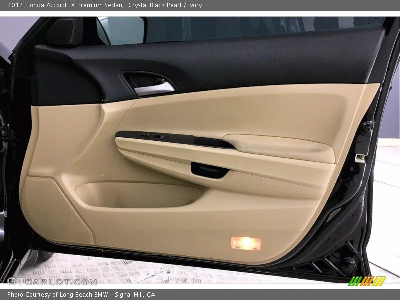 Crystal Black Pearl / Ivory 2012 Honda Accord LX Premium Sedan