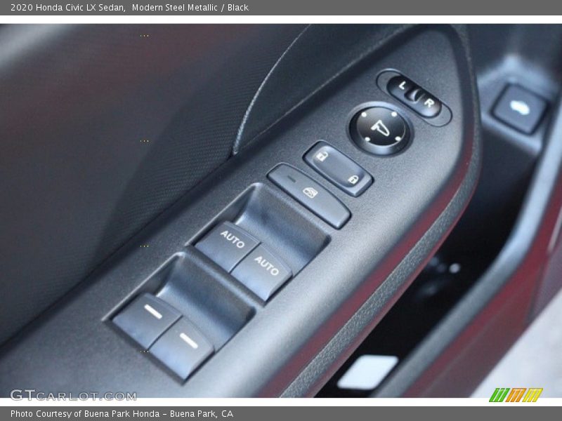 Modern Steel Metallic / Black 2020 Honda Civic LX Sedan