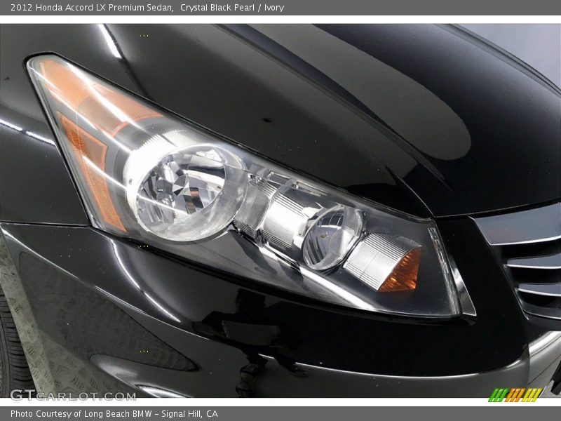 Crystal Black Pearl / Ivory 2012 Honda Accord LX Premium Sedan