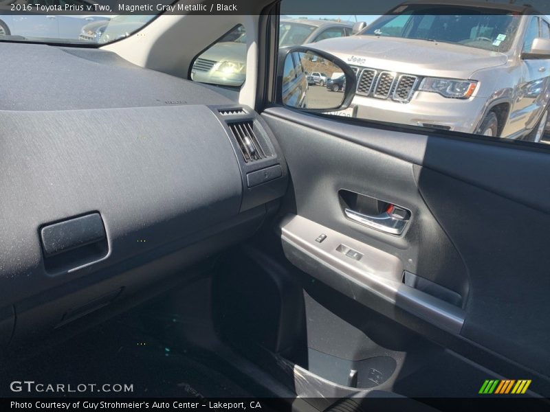 Magnetic Gray Metallic / Black 2016 Toyota Prius v Two