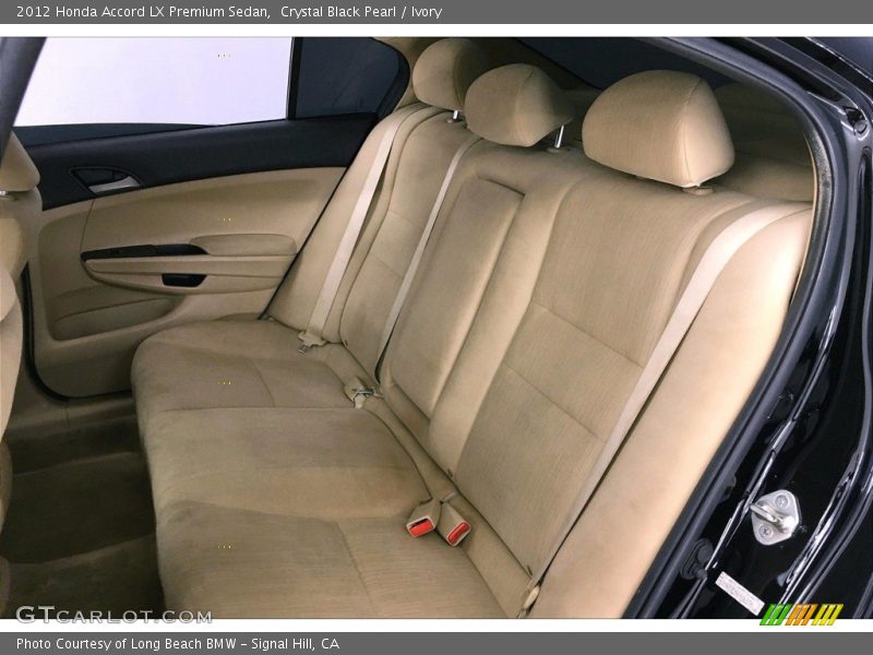 Crystal Black Pearl / Ivory 2012 Honda Accord LX Premium Sedan