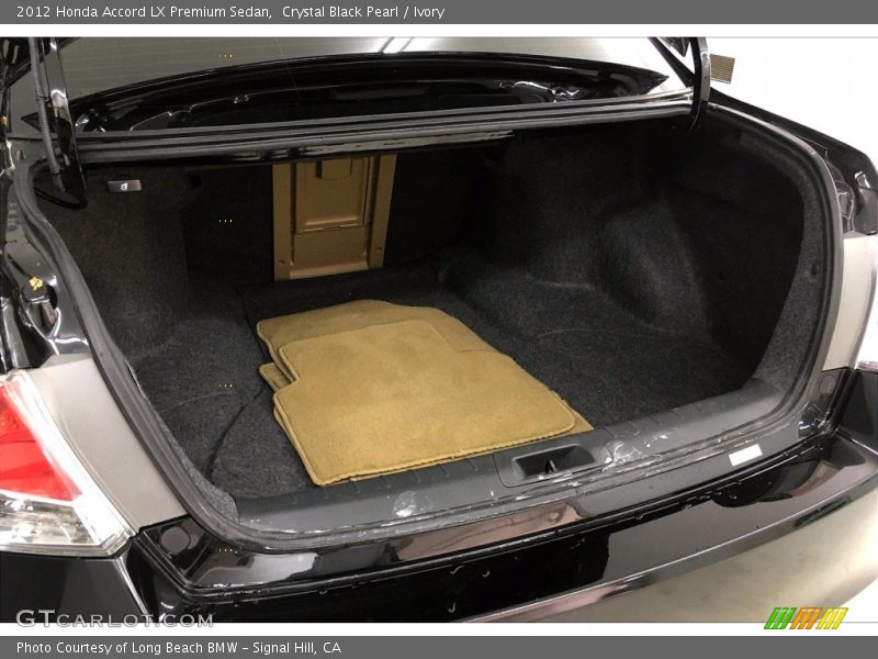 Crystal Black Pearl / Ivory 2012 Honda Accord LX Premium Sedan