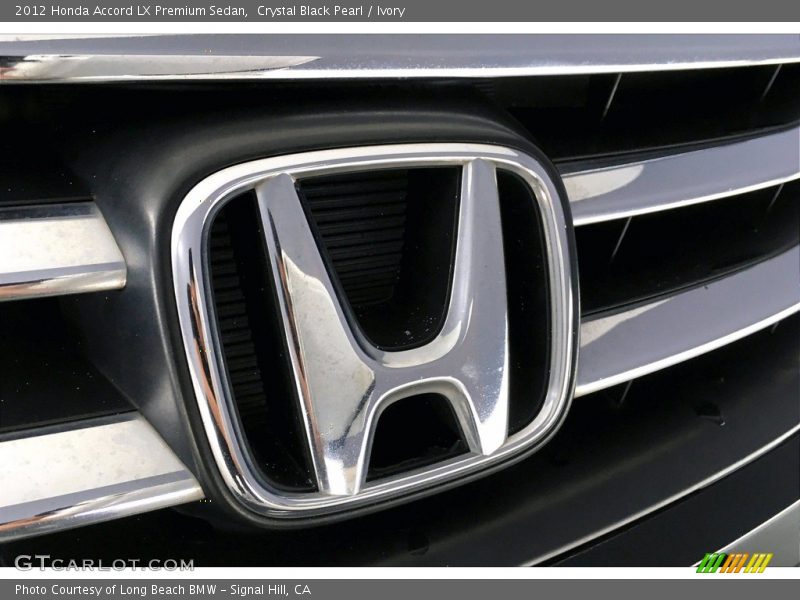 Crystal Black Pearl / Ivory 2012 Honda Accord LX Premium Sedan