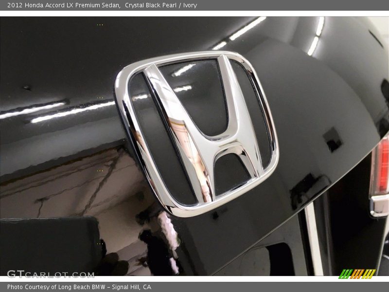 Crystal Black Pearl / Ivory 2012 Honda Accord LX Premium Sedan