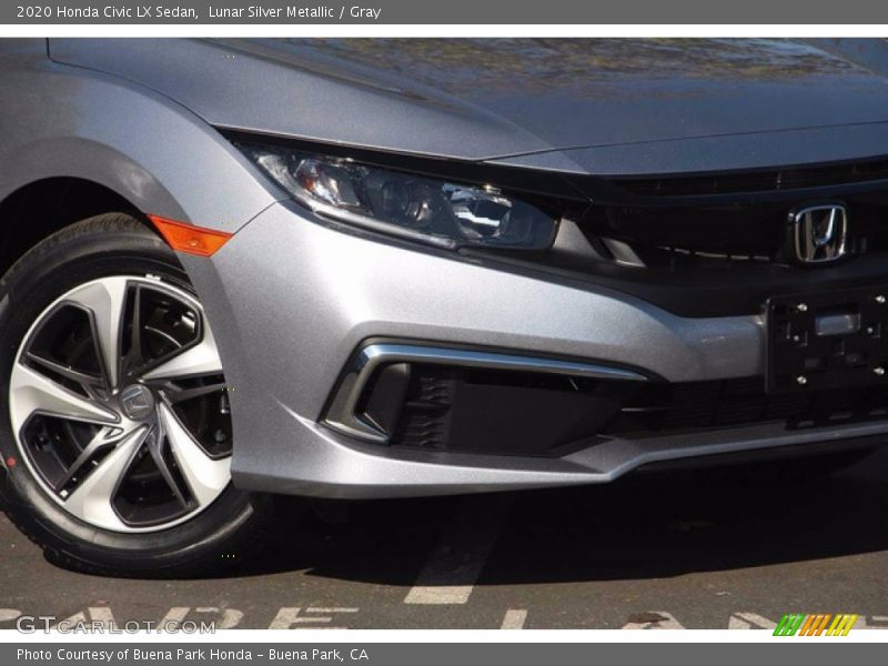 Lunar Silver Metallic / Gray 2020 Honda Civic LX Sedan