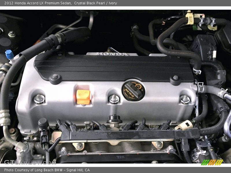 Crystal Black Pearl / Ivory 2012 Honda Accord LX Premium Sedan