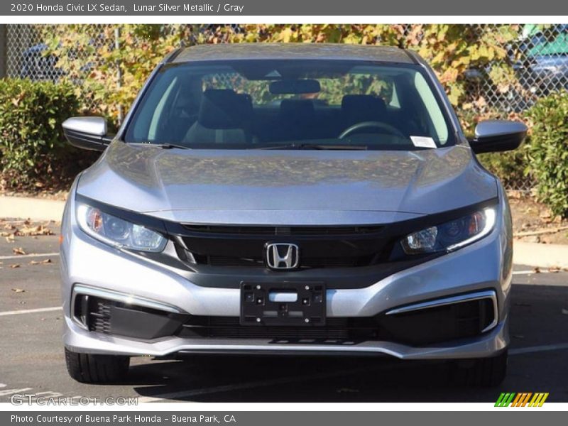 Lunar Silver Metallic / Gray 2020 Honda Civic LX Sedan