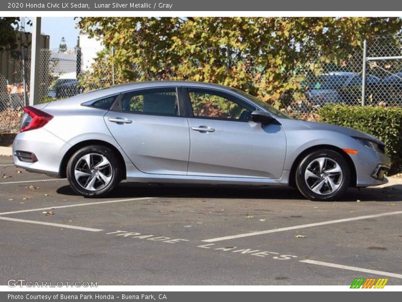 Lunar Silver Metallic / Gray 2020 Honda Civic LX Sedan