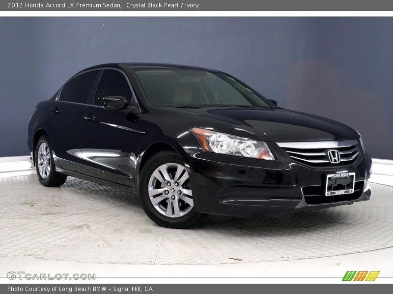 Crystal Black Pearl / Ivory 2012 Honda Accord LX Premium Sedan