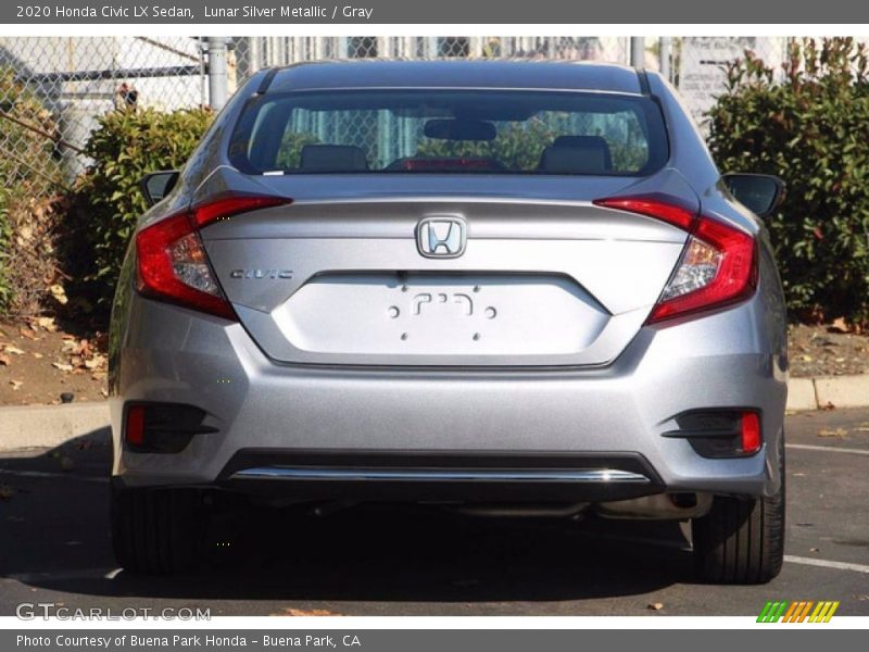 Lunar Silver Metallic / Gray 2020 Honda Civic LX Sedan