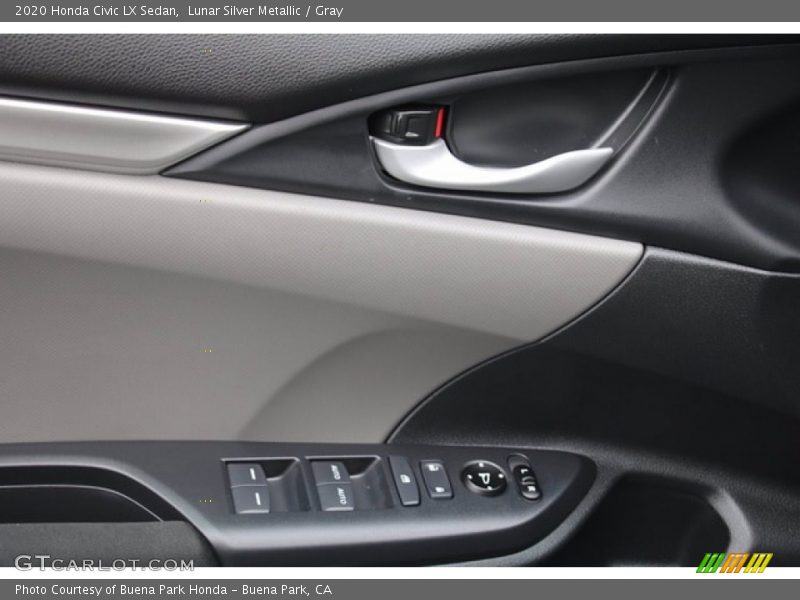 Lunar Silver Metallic / Gray 2020 Honda Civic LX Sedan