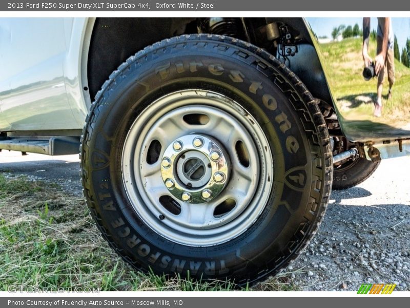 Oxford White / Steel 2013 Ford F250 Super Duty XLT SuperCab 4x4