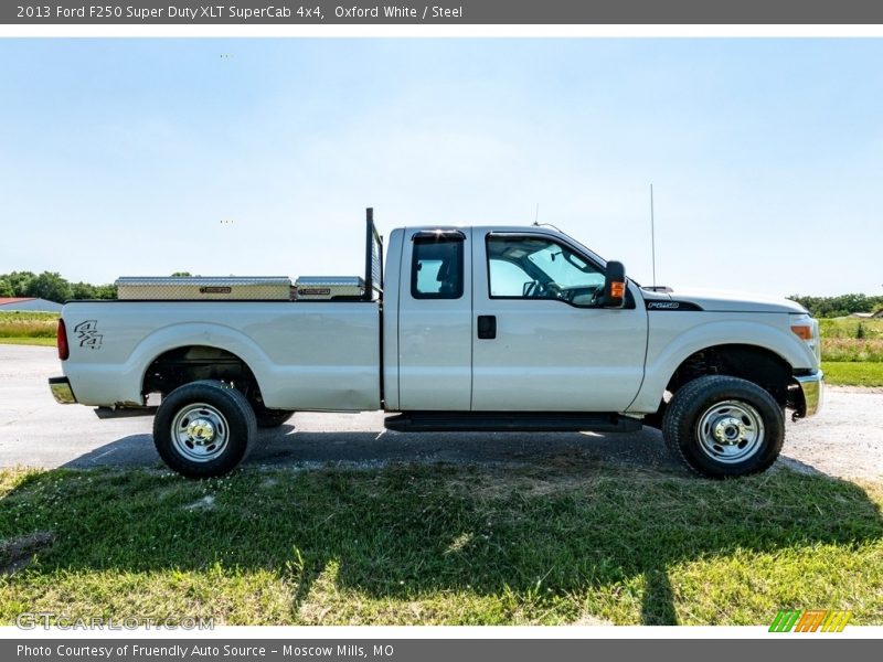Oxford White / Steel 2013 Ford F250 Super Duty XLT SuperCab 4x4