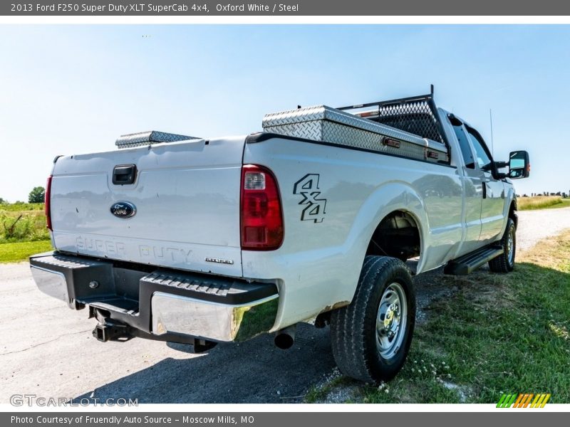 Oxford White / Steel 2013 Ford F250 Super Duty XLT SuperCab 4x4