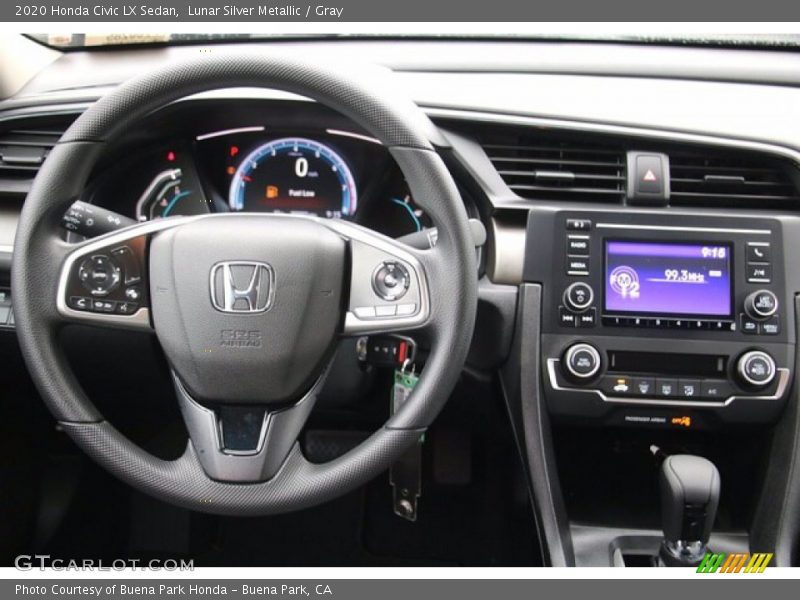 Lunar Silver Metallic / Gray 2020 Honda Civic LX Sedan