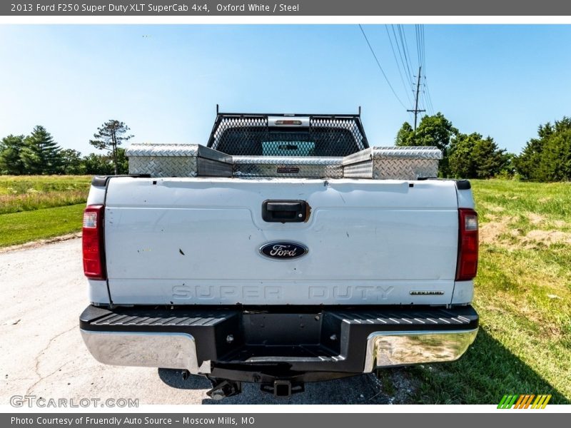 Oxford White / Steel 2013 Ford F250 Super Duty XLT SuperCab 4x4