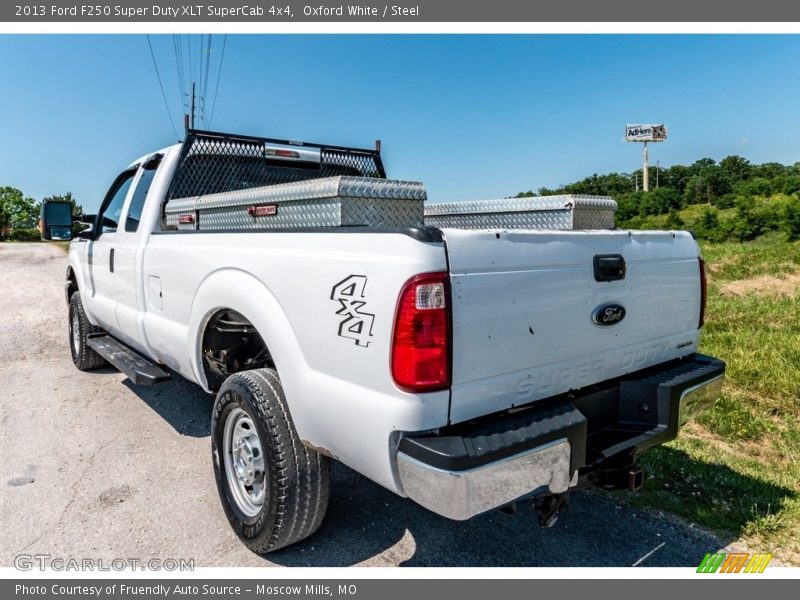 Oxford White / Steel 2013 Ford F250 Super Duty XLT SuperCab 4x4