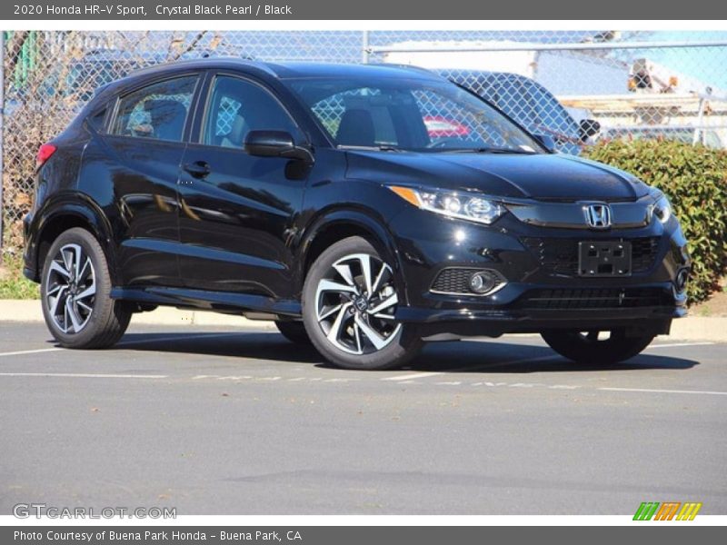 Crystal Black Pearl / Black 2020 Honda HR-V Sport