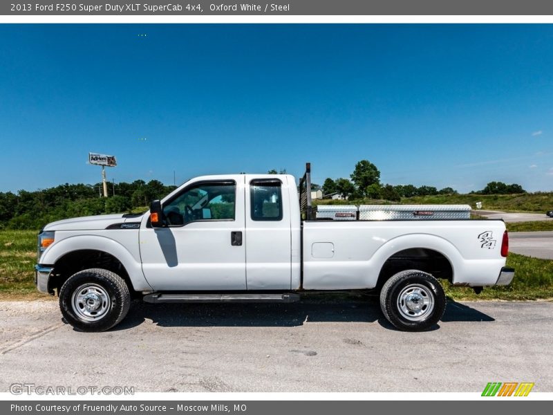 Oxford White / Steel 2013 Ford F250 Super Duty XLT SuperCab 4x4