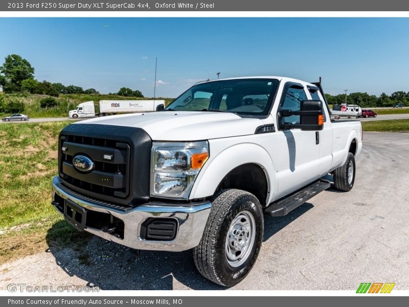 Oxford White / Steel 2013 Ford F250 Super Duty XLT SuperCab 4x4
