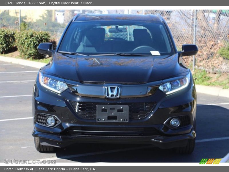 Crystal Black Pearl / Black 2020 Honda HR-V Sport