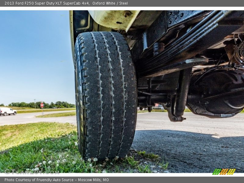 Oxford White / Steel 2013 Ford F250 Super Duty XLT SuperCab 4x4