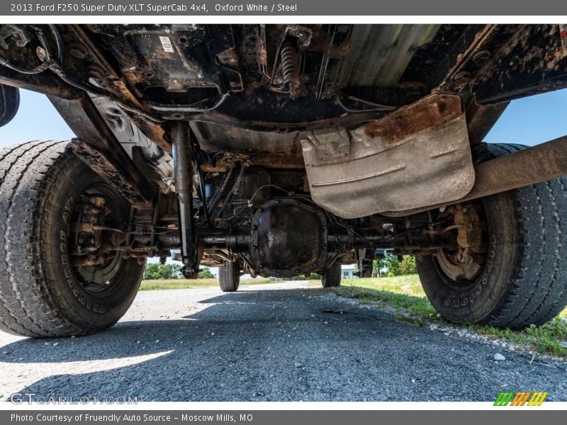 Oxford White / Steel 2013 Ford F250 Super Duty XLT SuperCab 4x4
