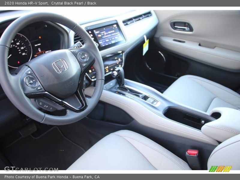 Crystal Black Pearl / Black 2020 Honda HR-V Sport
