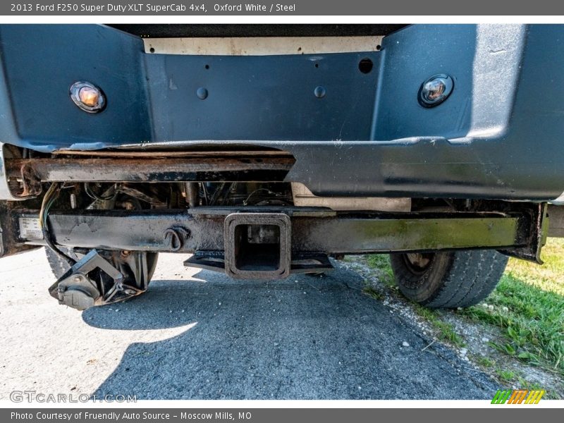 Oxford White / Steel 2013 Ford F250 Super Duty XLT SuperCab 4x4