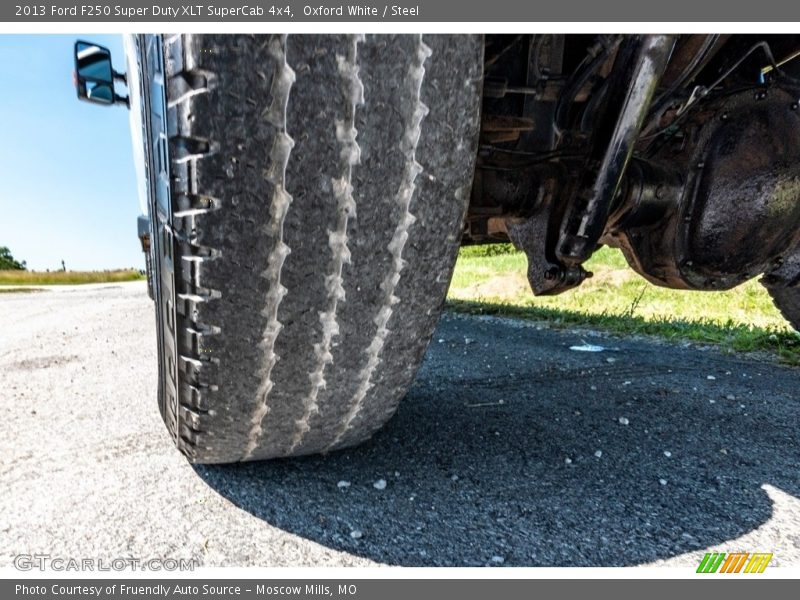 Oxford White / Steel 2013 Ford F250 Super Duty XLT SuperCab 4x4