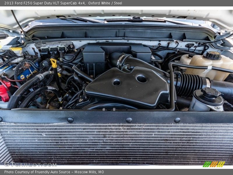 Oxford White / Steel 2013 Ford F250 Super Duty XLT SuperCab 4x4