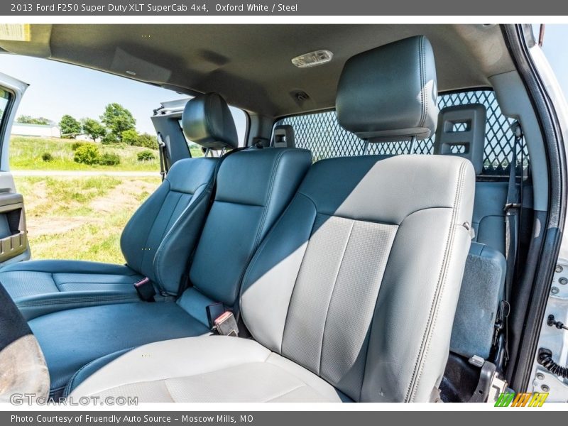 Oxford White / Steel 2013 Ford F250 Super Duty XLT SuperCab 4x4