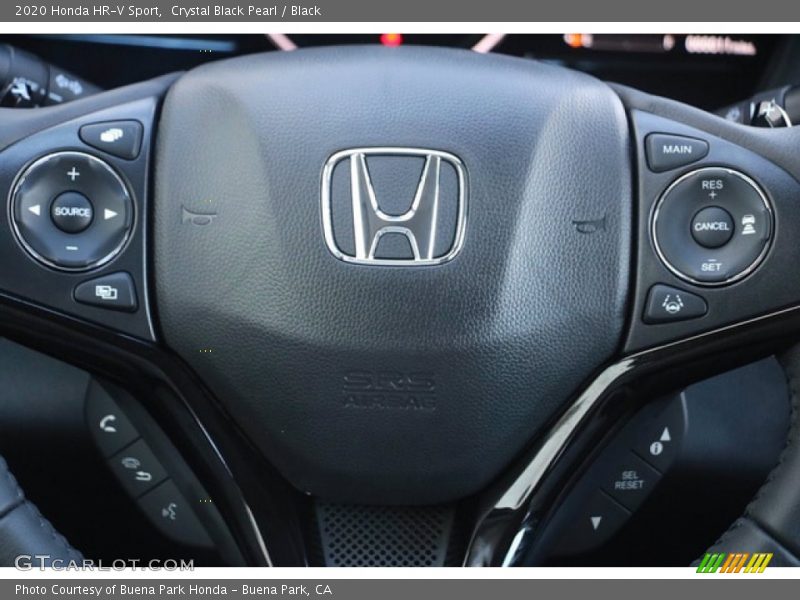 Crystal Black Pearl / Black 2020 Honda HR-V Sport
