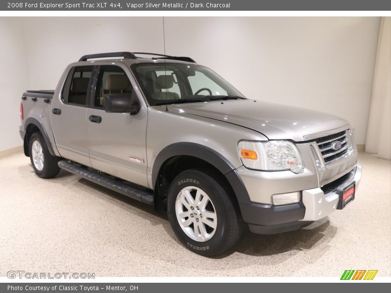 Vapor Silver Metallic / Dark Charcoal 2008 Ford Explorer Sport Trac XLT 4x4